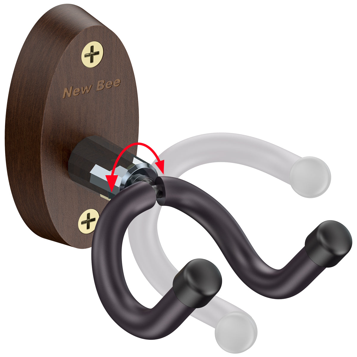New Bee Wall Mount Wood Guitar Hanger GH01