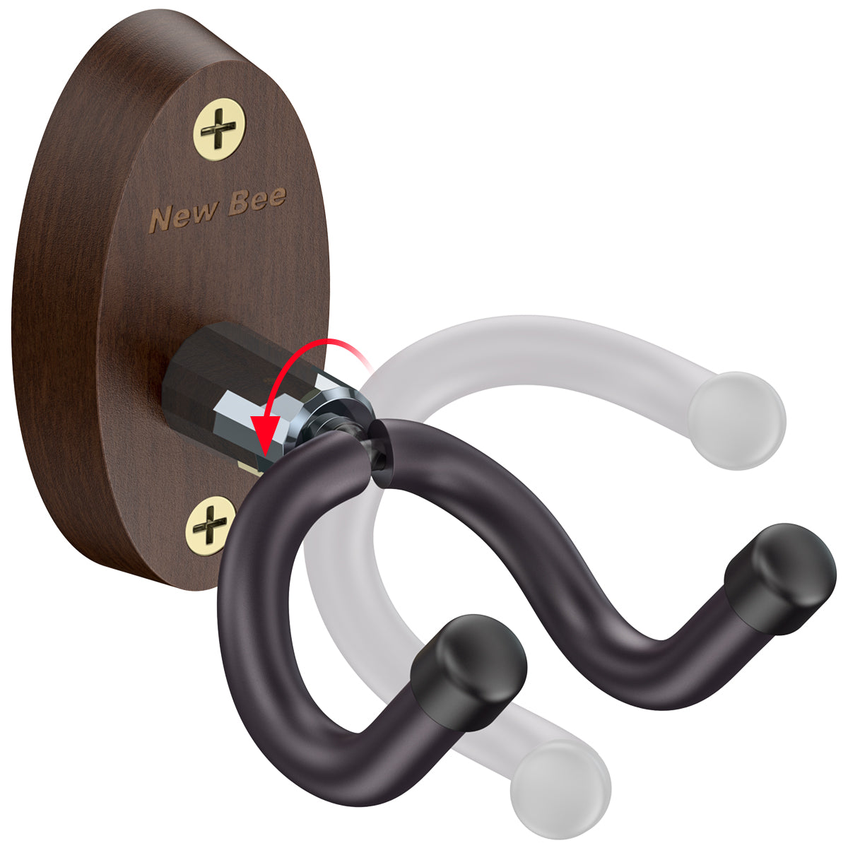 New Bee Wall Mount Wood Guitar Hanger GH01