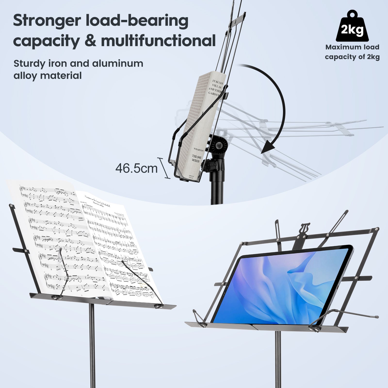 New Bee MS21 Folding Music Sheet Tripod Stand