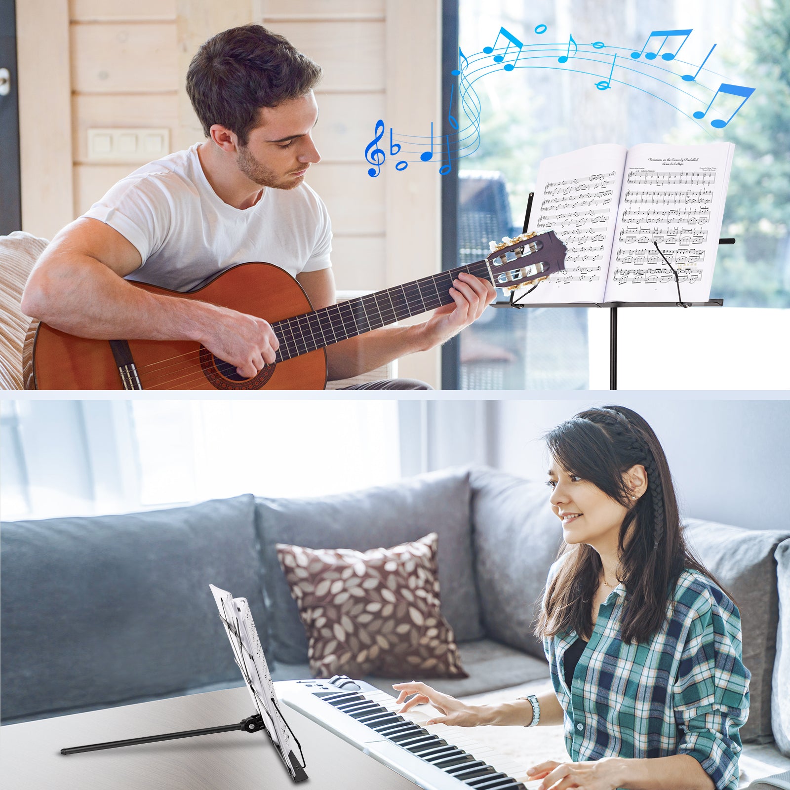 New Bee MS21 Folding Music Sheet Tripod Stand