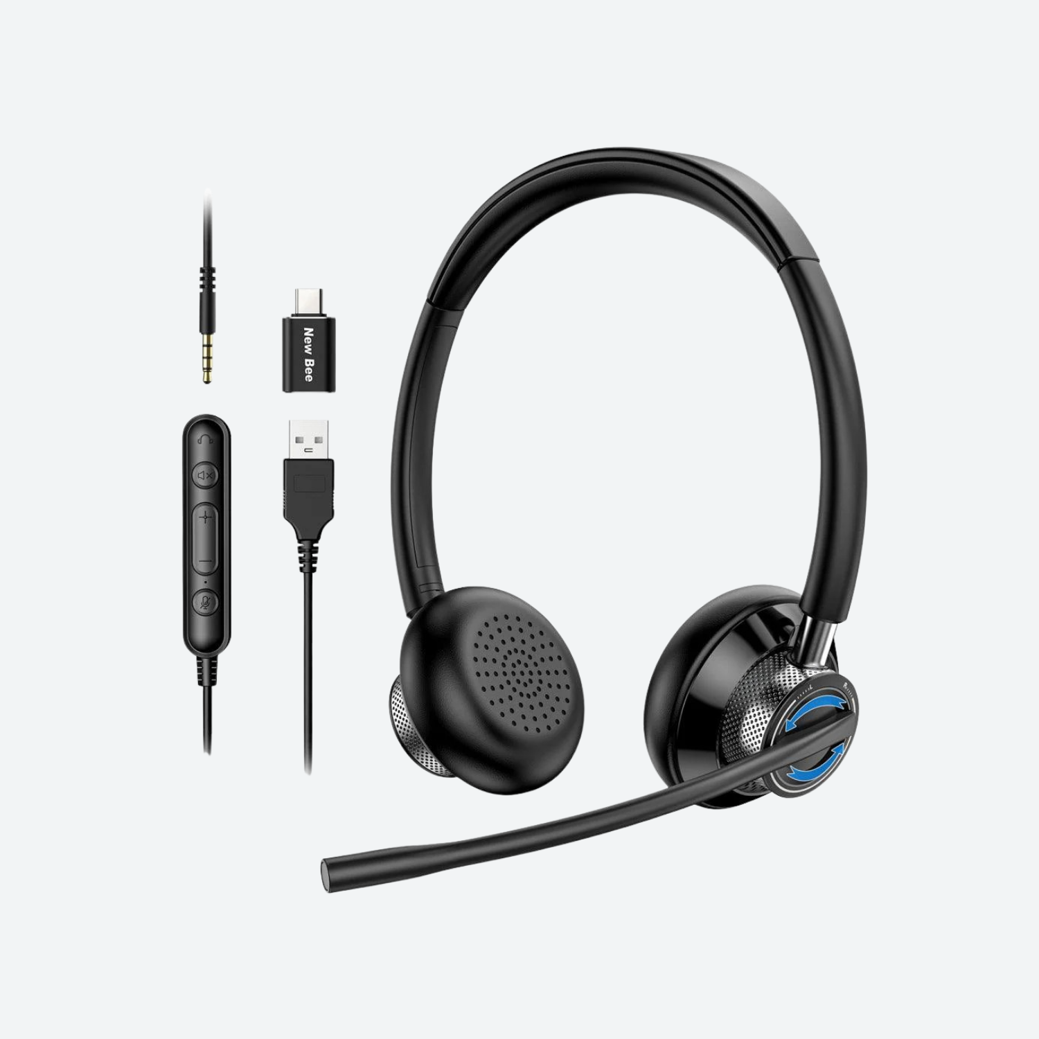 New Bee H361 USB Headset