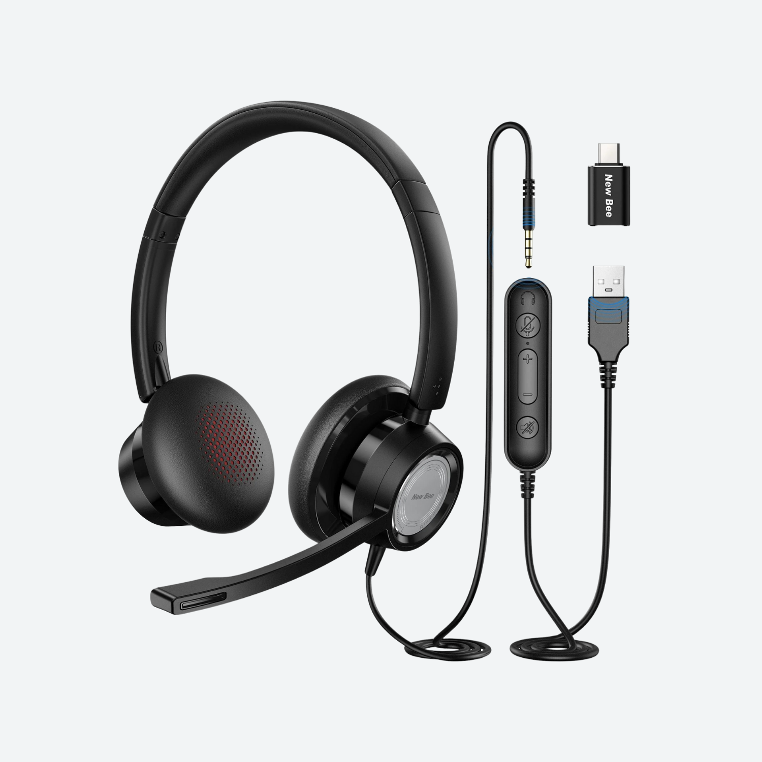 New Bee H362 USB Headset