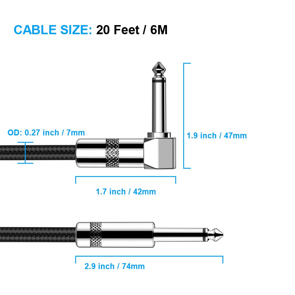 New Bee Guitar Audio Cable JT3M