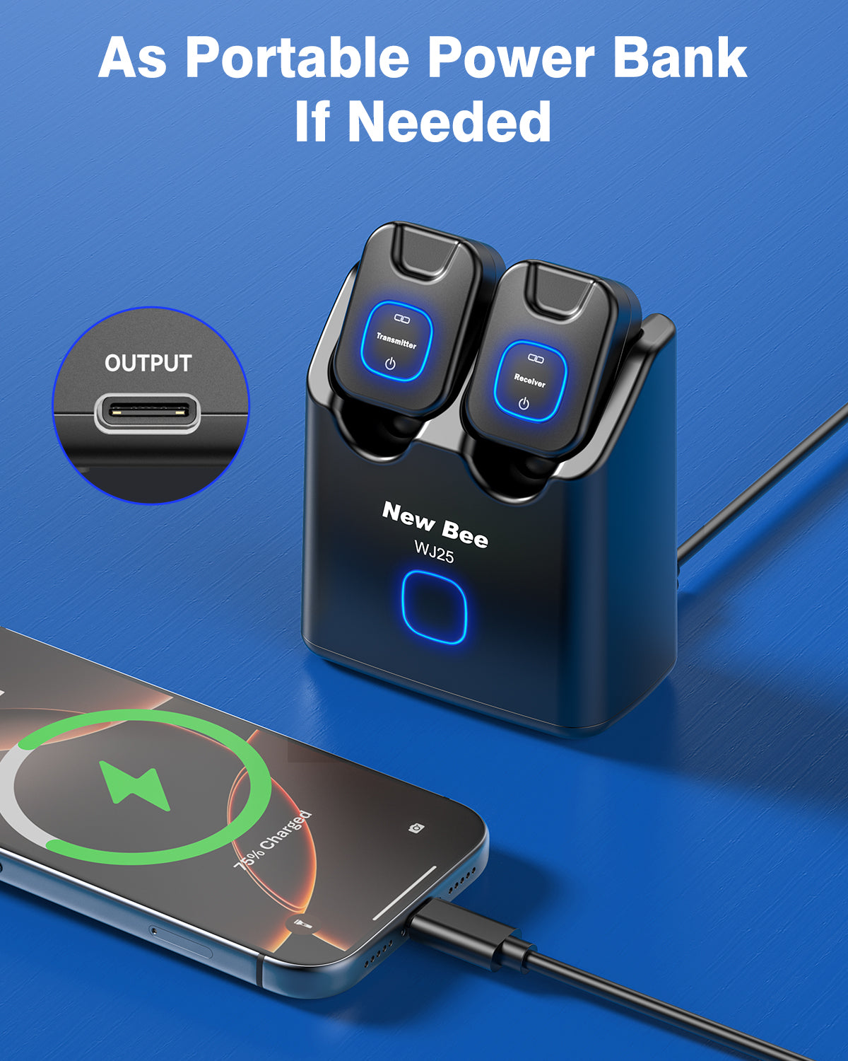 New Bee Wireless Guitar System WJ25