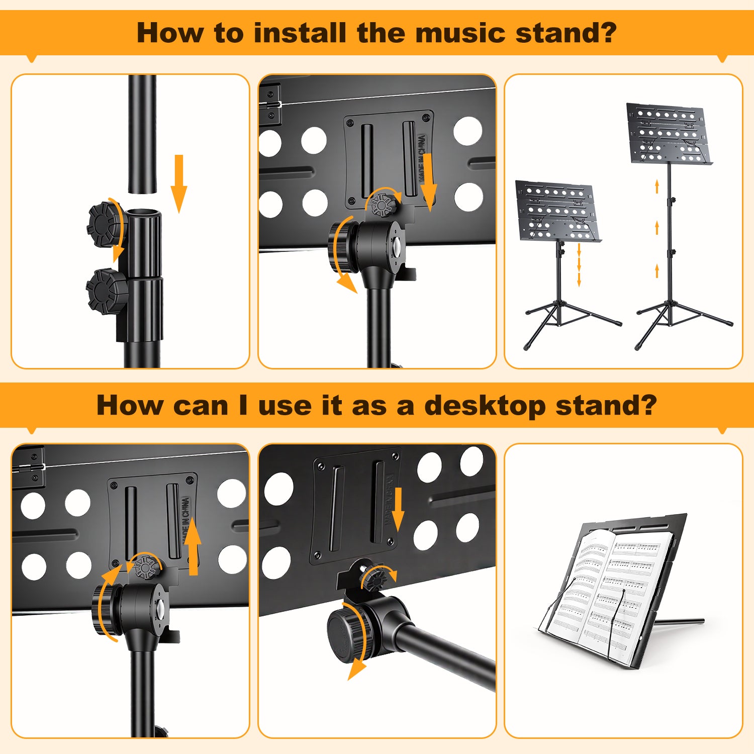 New Bee Music Stand GH03