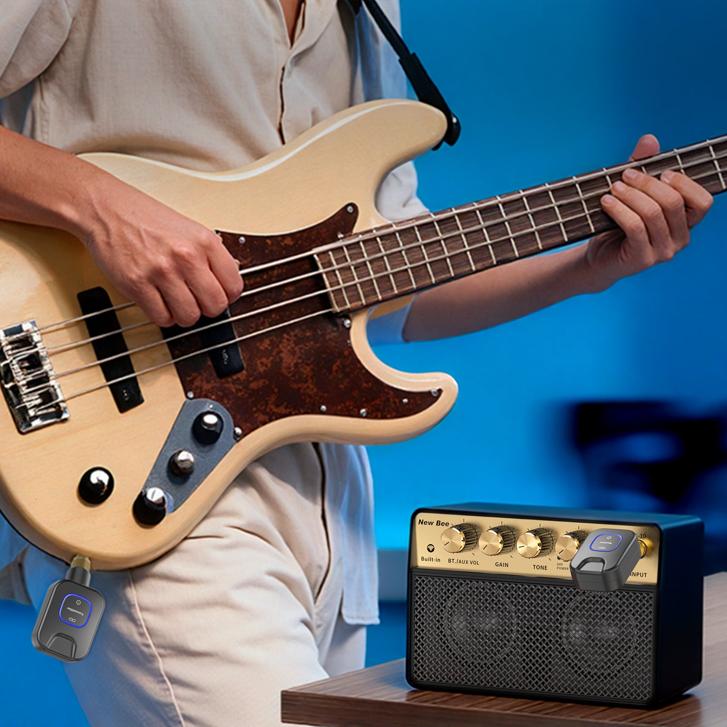 New Bee Wireless Guitar System WJ25