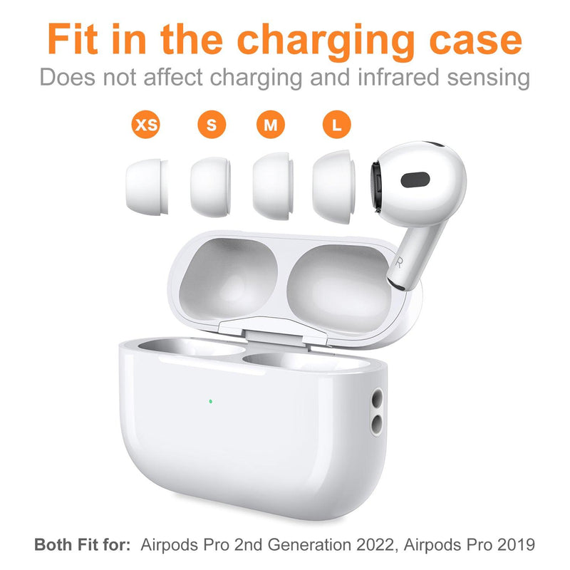 AirPods Pro Replacement Ear Tips（XS-S-M-L） - New Bee