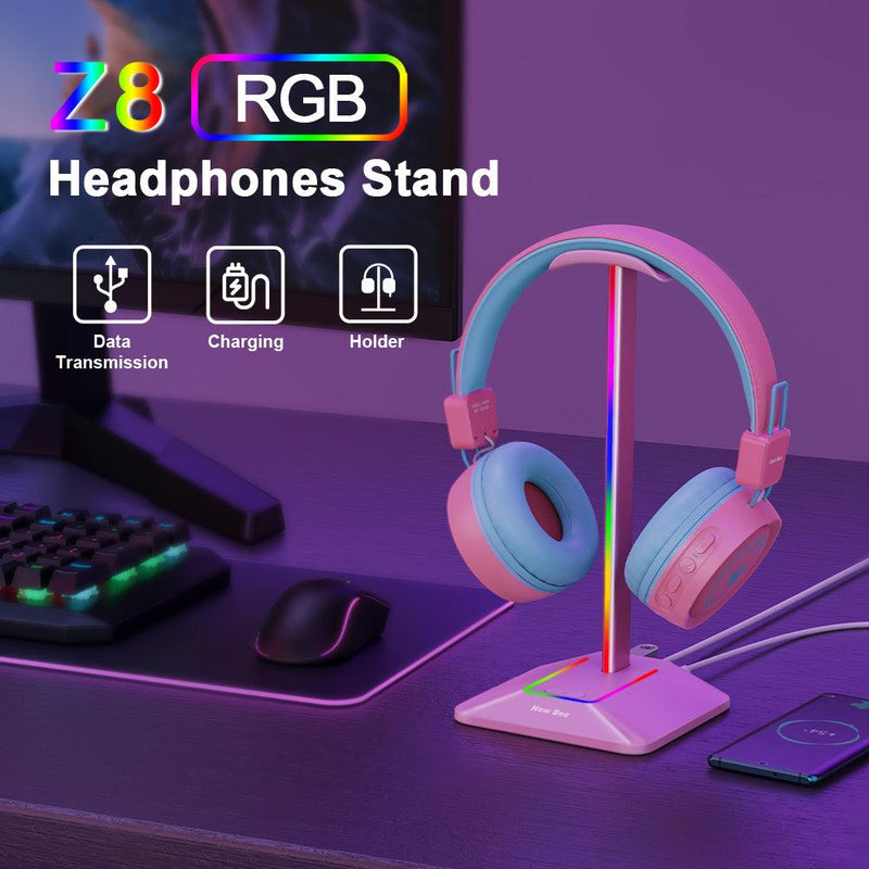 RGB Headphone Stand Z8 - New Bee