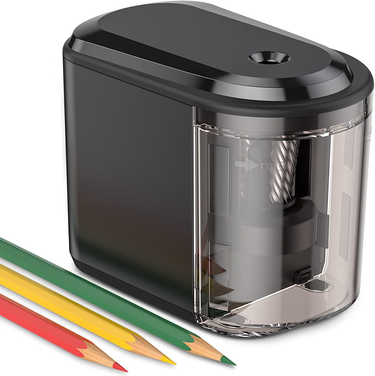New Bee Electric Pencil Sharpener Helical Blade Heavy