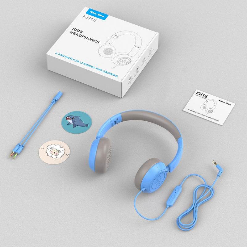 KH-18 Kid Safe Headphones - New Bee