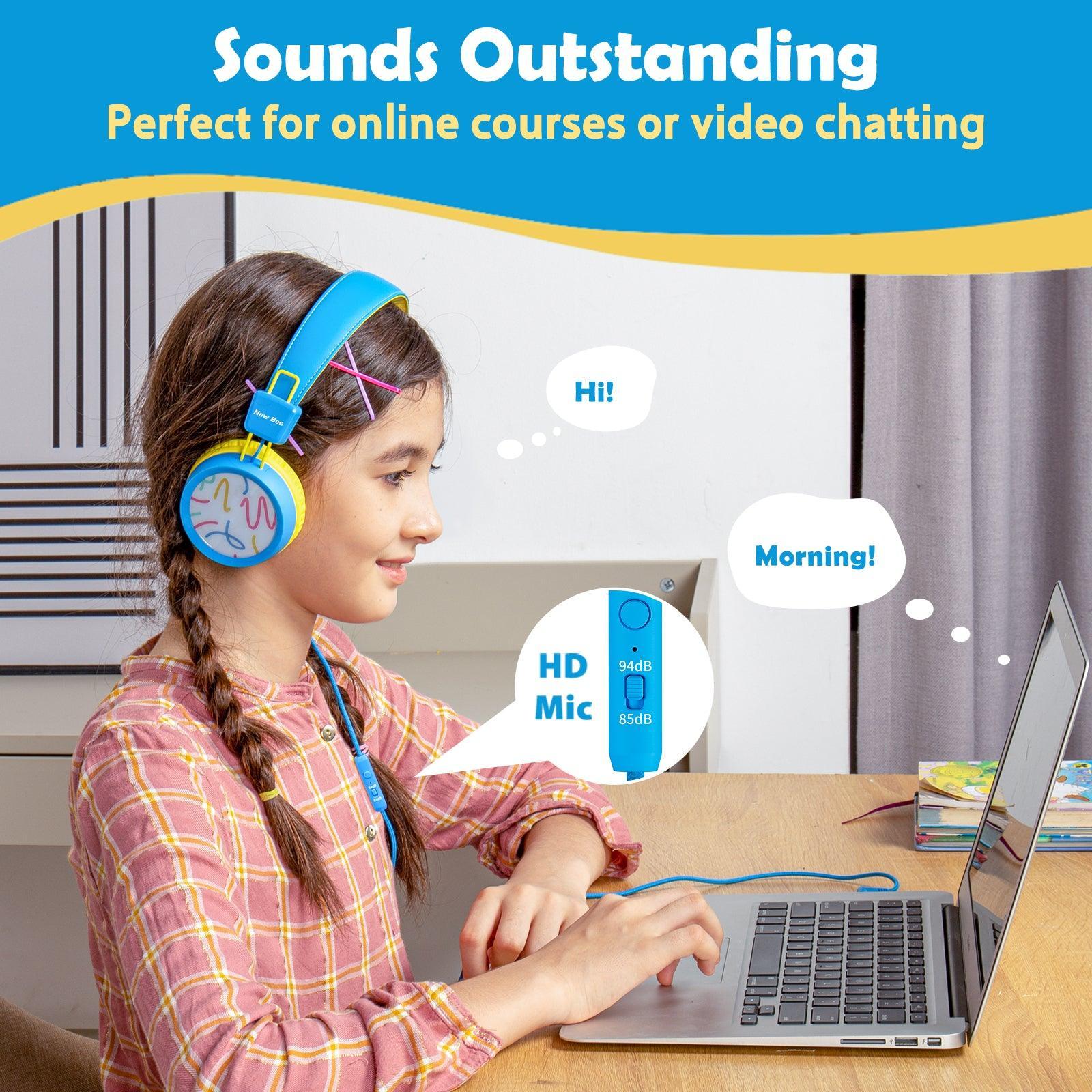 KH-20 Kids Headphones - New Bee