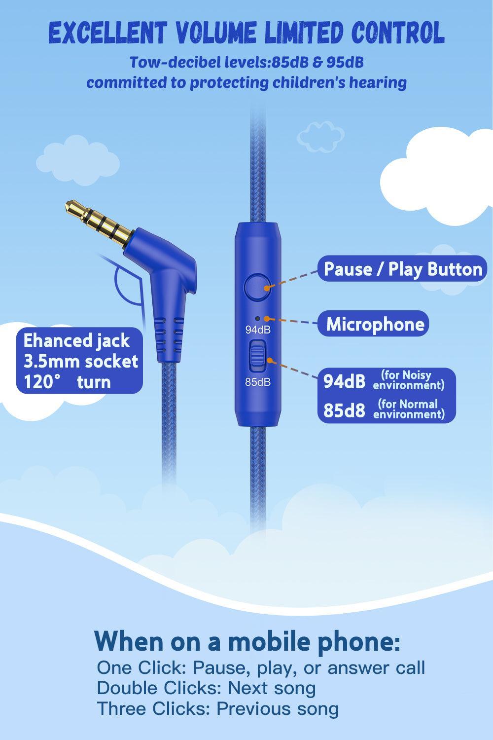 KH-20 Kids Headphones - New Bee