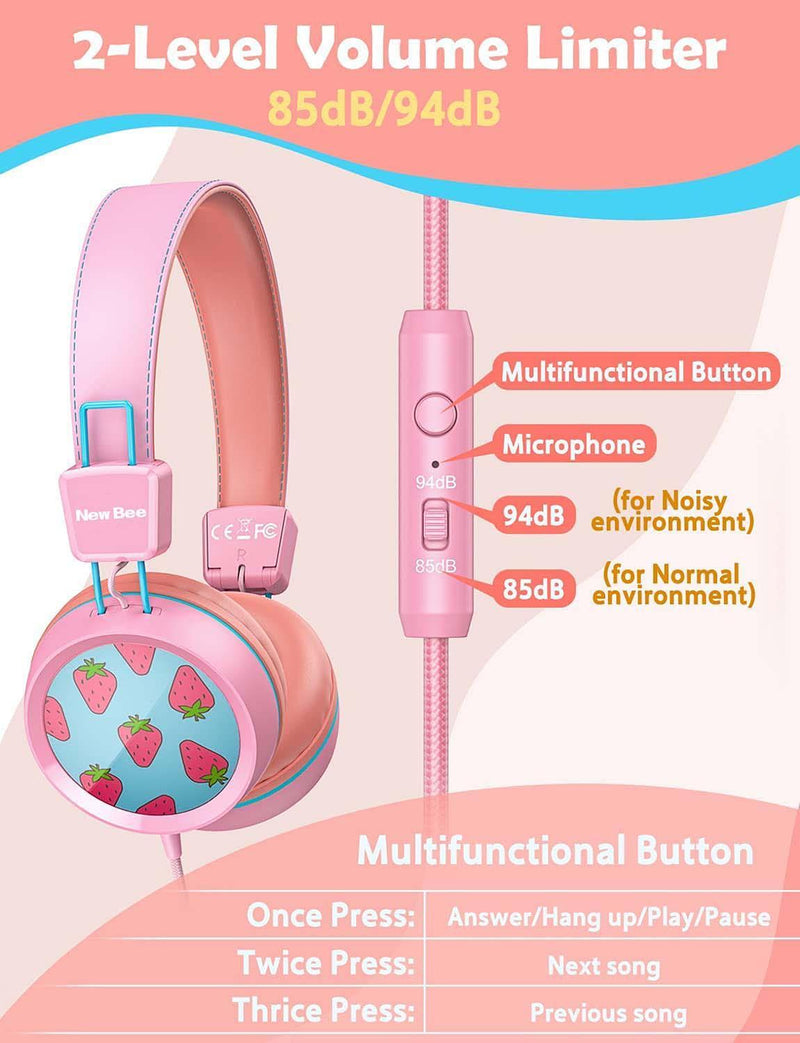 KH-20 Kids Headphones - New Bee