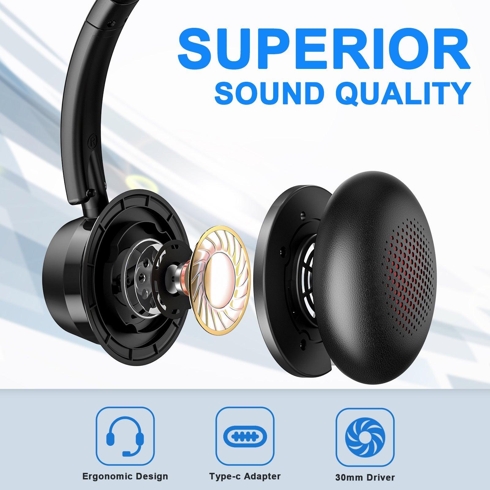 USB Office Computer Headset H362 - New Bee