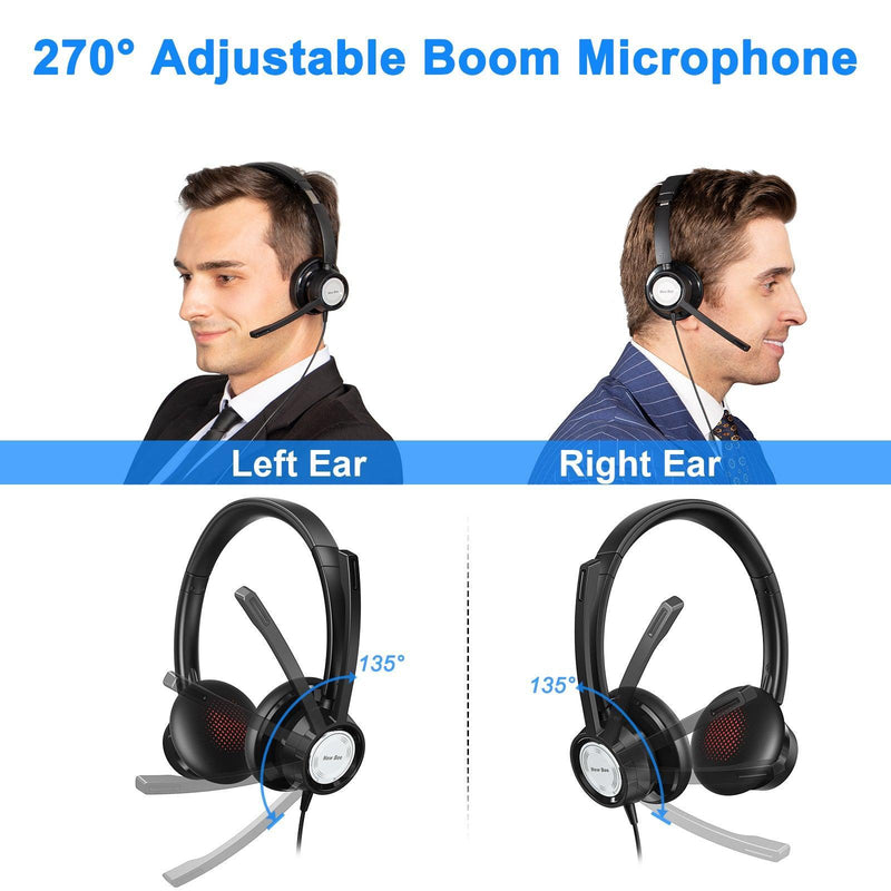 USB Office Computer Headset H362 - New Bee